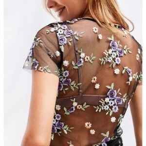 Urban outfitters sheer top.